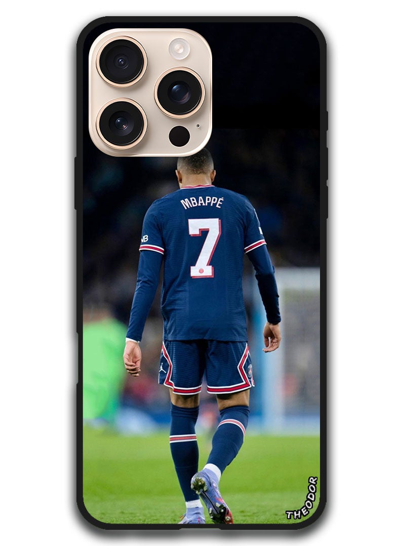 Theodor Protective Case Anti Scratch Shock Proof Bumper Cover For iPhone 16 Pro (6.3)-inch Mbappe 4 - Image 1