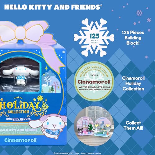 Hamee Sanrio Hello Kitty and Friends Holiday Collection Cute Building Blocks Figure Set Birthday Gift Party Favor Gift Basket Filler Stress Relief Collectible Relaxation Cinnamoroll - Image 5
