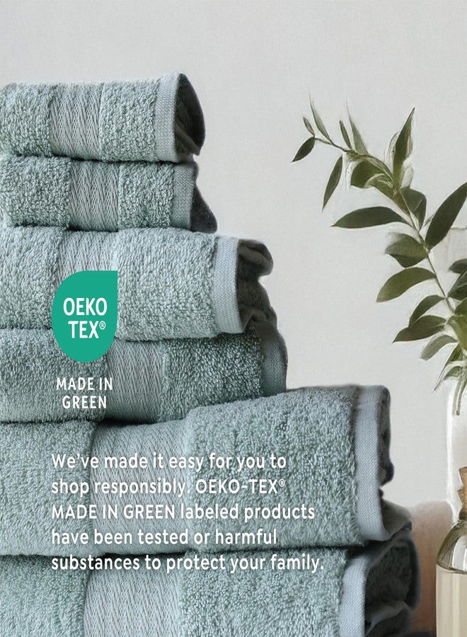 1888 Mills 8 Pack Premium Washcloth Set, True Classics Premium Cotton Blend, Super Soft and Highly Absorbent Washcloths for Bathroom, Hotels, Spa and Gym, Taupe - Image 4