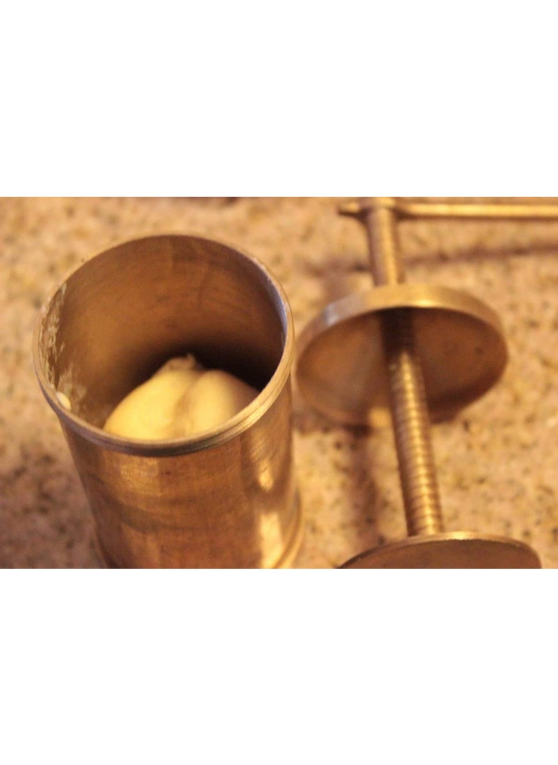Konquer TimeS Konquer Times Kts Pure Brass Sev Sancha Machine With Free 6 Different Jali For Making Different Types Of Sevaiya Sev Gathiya Murukku Chakli Bhujia Etc 1000 Watts  - Image 2
