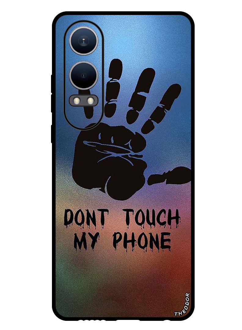 Theodor Protective Case Anti Scratch Shock Proof Bumper Cover For Oppo K12x (China) Dont Touch My Phone Hand - Image 1