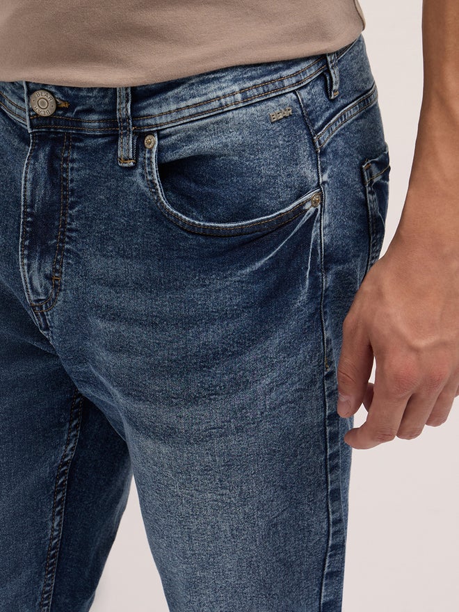 The Bear House Men Cotton Blend Mid Rise Skinny Fit Jeans - Image 2