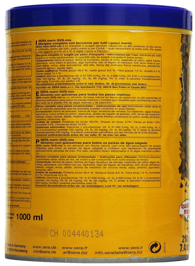 Sera Marin GVG-Mix Fish Food, 1000ml - Image 2