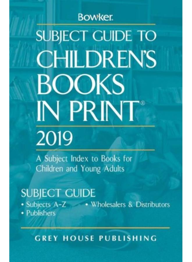 Subject Guide to Children's Books In Print, 2019