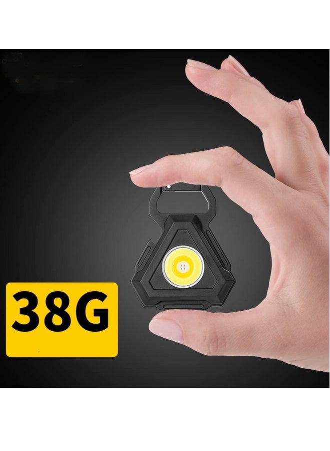 COB Small Flashlights, Rechargeable Keychain Flashlight - Image 2