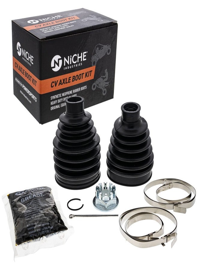 NICHE Rear CV Axle Boot Kit For Honda 42230-HR6-A62 Rancher 420 Foreman Rubicon 500 ATV - Image 1