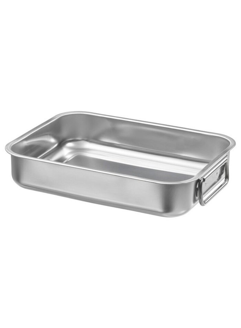 Roasting tin, stainless steel, 26x20 cm