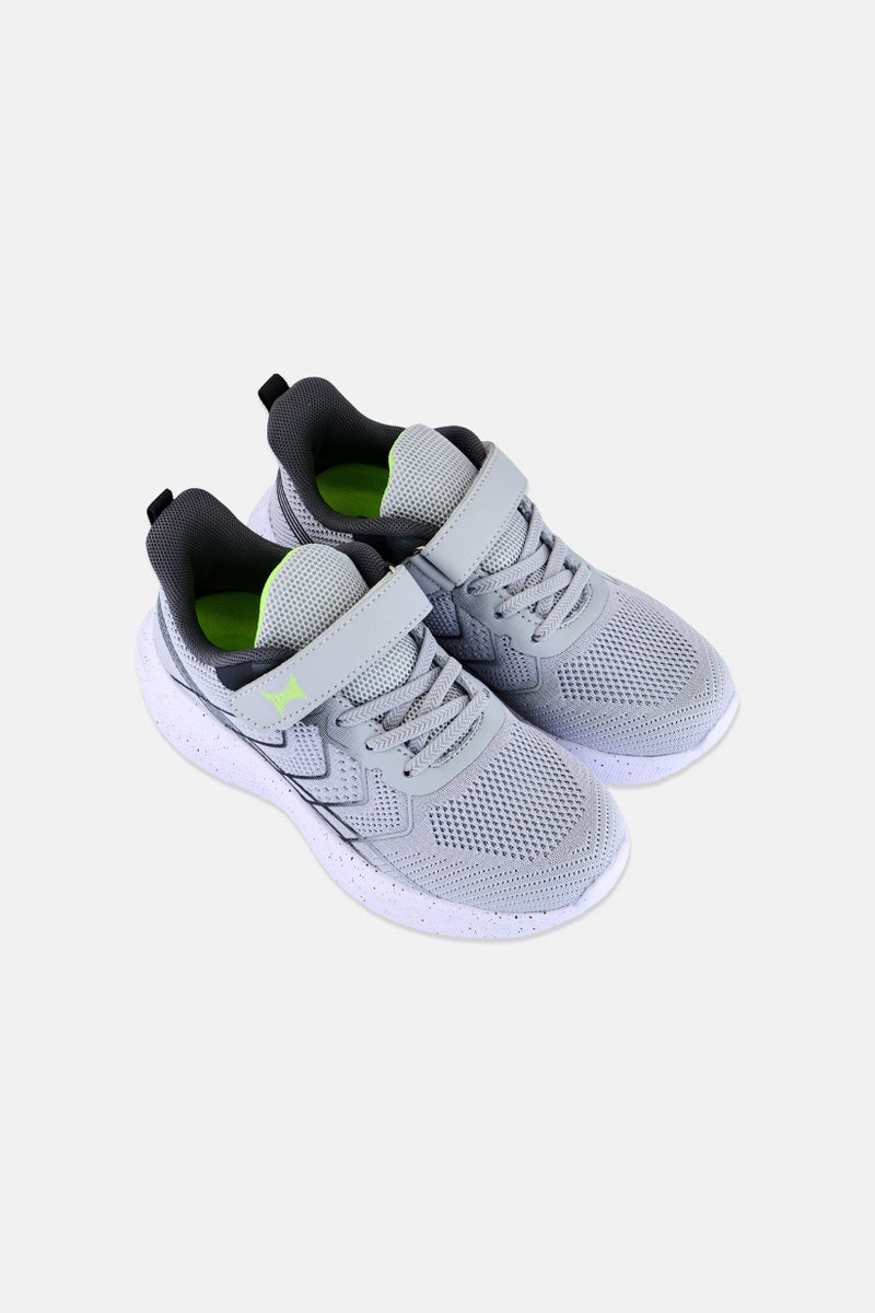 TapouT أحذية خارجية للأطفال الأولاد بإغلاق فيلكرو، رمادي - Image 4