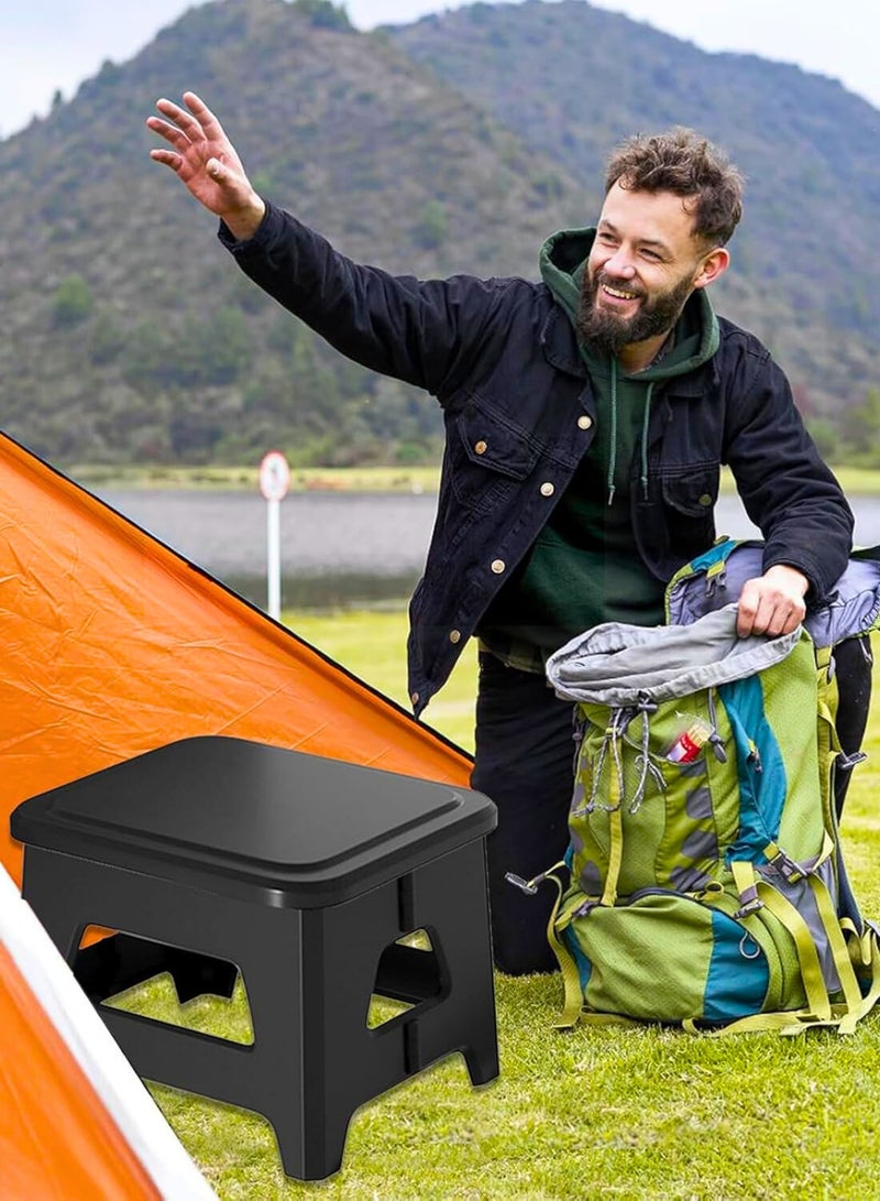 Portable Toilet Outdoor Camping Toilet with Lid, Folding Emergency Toilet for Adults Children, Compact Portable Potty for Camping, Cars, Hiking, Beaches - Image 2