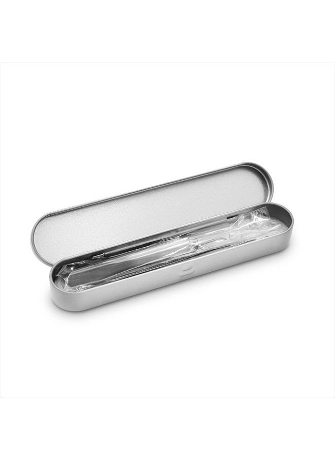Dr.Pedi - Blackhead Remover Pimple Popper Tool Kit Acne Blemish Pimple Extractor Needle Facial Comedone Clip Blackhead Tweezer for Ingrown Hair Removal 8 Pcs in Metal Case - Image 1