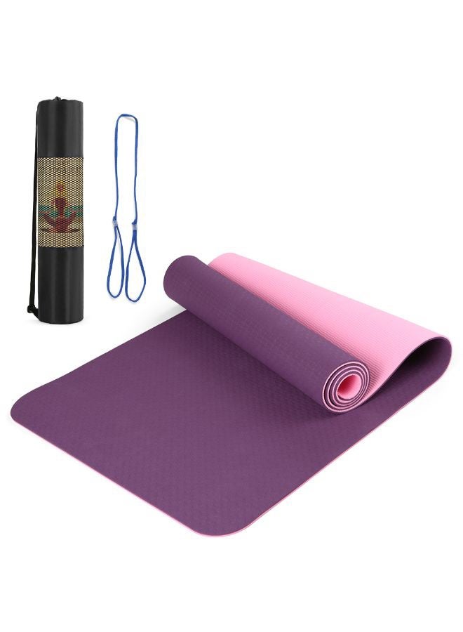 كوينج Non-Slip Yoga Mat With Gift Storage Bag and Carry Sling 72 x 24inch 72 x 24inch - Image 1