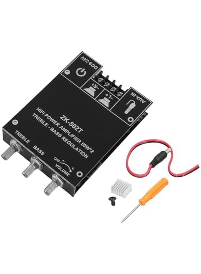 لوحة مكبر الصوت ستيريو Aramox TPA3116D2 موديول مزدوج القنوات مع تحكم الباس والترابل - Image 5