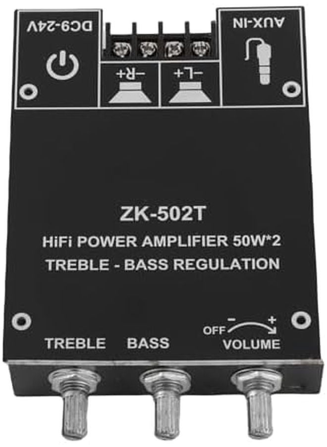 لوحة مكبر الصوت ستيريو Aramox TPA3116D2 موديول مزدوج القنوات مع تحكم الباس والترابل - Image 1