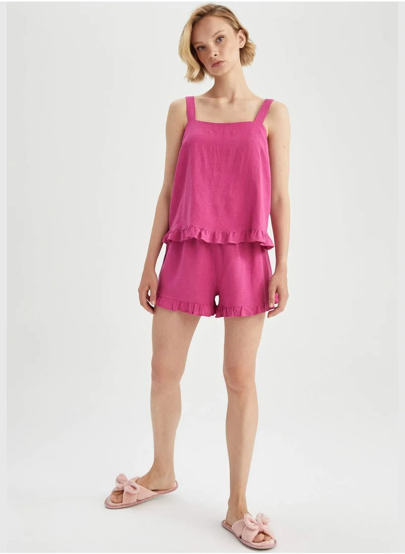 DeFacto Woman Regular Fit Homewear Woven Bottoms