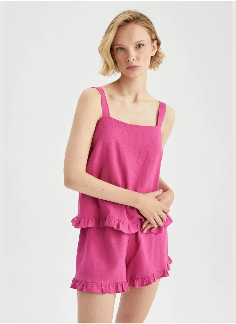 DeFacto Woman Regular Fit Homewear Woven Bottoms