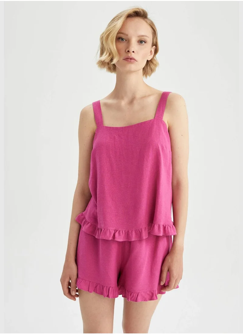 DeFacto Woman Regular Fit Homewear Woven Bottoms