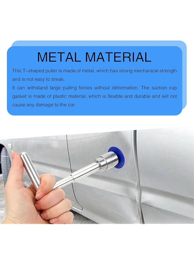 YARDHOBI Car Dent Puller Repair Tool, Car Dent Repair Kit, Paintless Dent Repair Tool, Car Body Dent Remover Kit With T Slide Hammer And 18 Auto Dent Pulling Tabs For Car, Glass, Screen, Car Tools - Image 2