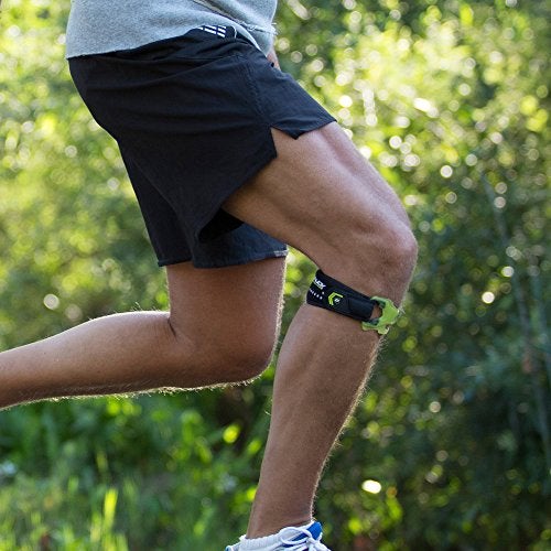 DonJoy Performance WEBTECH Knee Support Strap: Slime Green, Small/Medium - Image 5