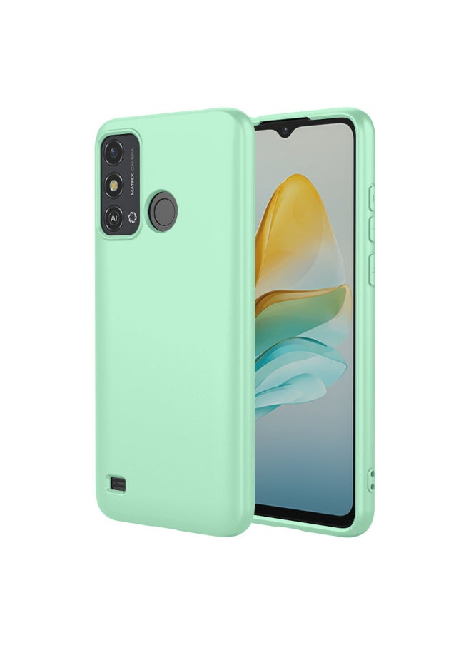 لـ ZTE ZTE A53 التقليد الأصلي من السيليكون السائل Axon 60 Lite 50lite/A55/V40Axon 60-اللون: سلسلة كاملة من سمك الغلاف بسمك 2.0 مم - الموديل المطبق: Zte A55/a35