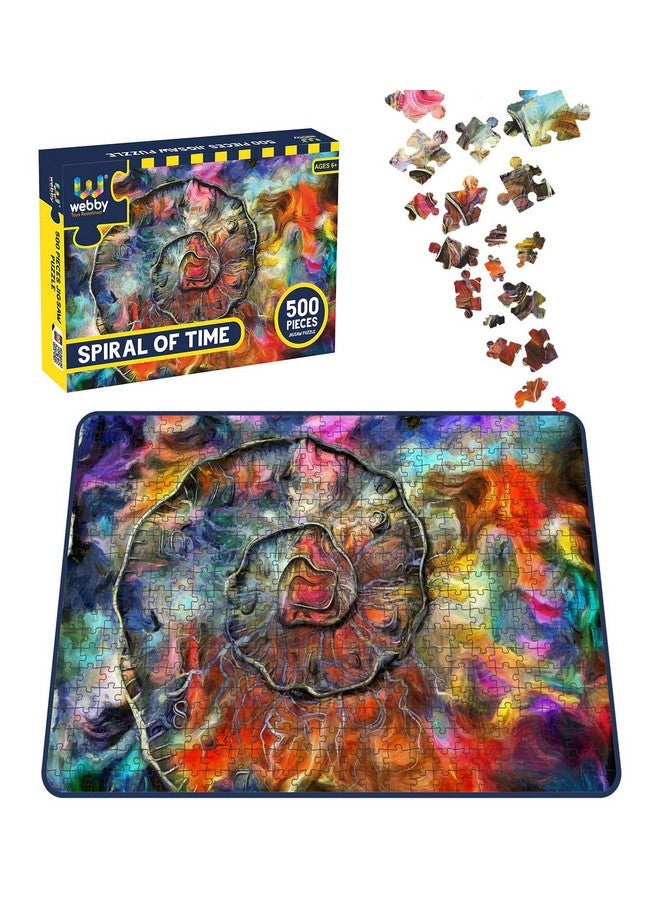 Webby Spiral of Time Jigsaw Puzzle, 500 Pieces - Image 3