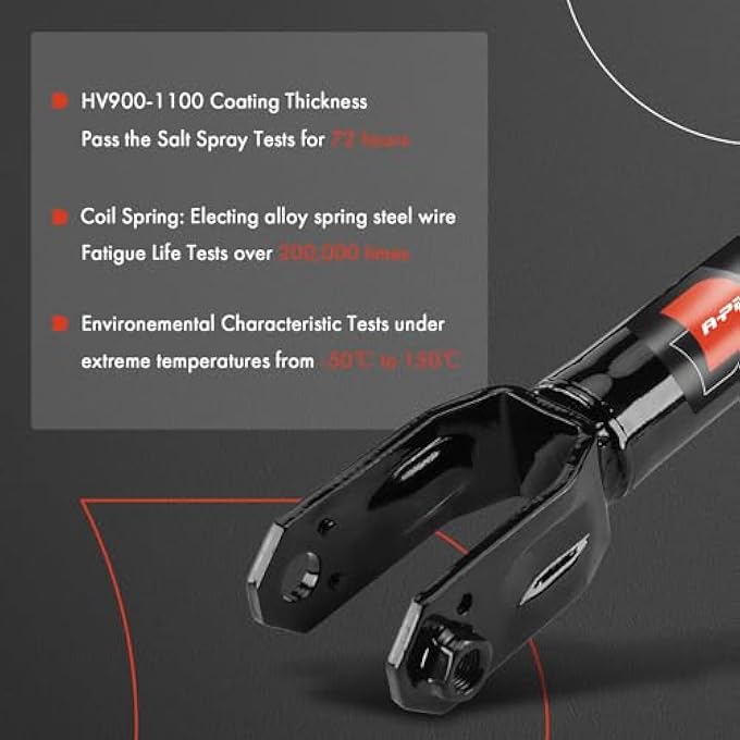 A-Premium Shock Absorber Replacement For Honda Crosstour 20122015 Accord Crosstour Rear Left And Right A Set Of 2 - Image 5