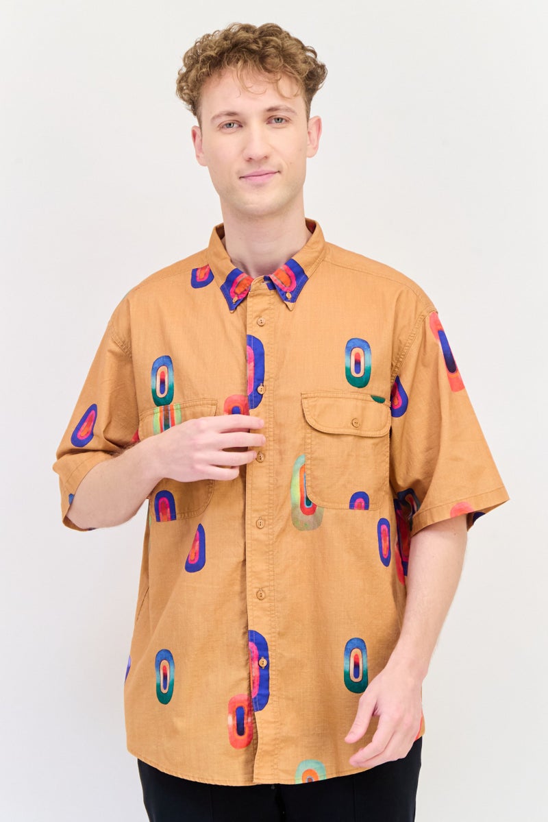 Levi's قميص رجالي عادي بأكمام قصيرة مطبوع، متعدد الألوان - Image 1