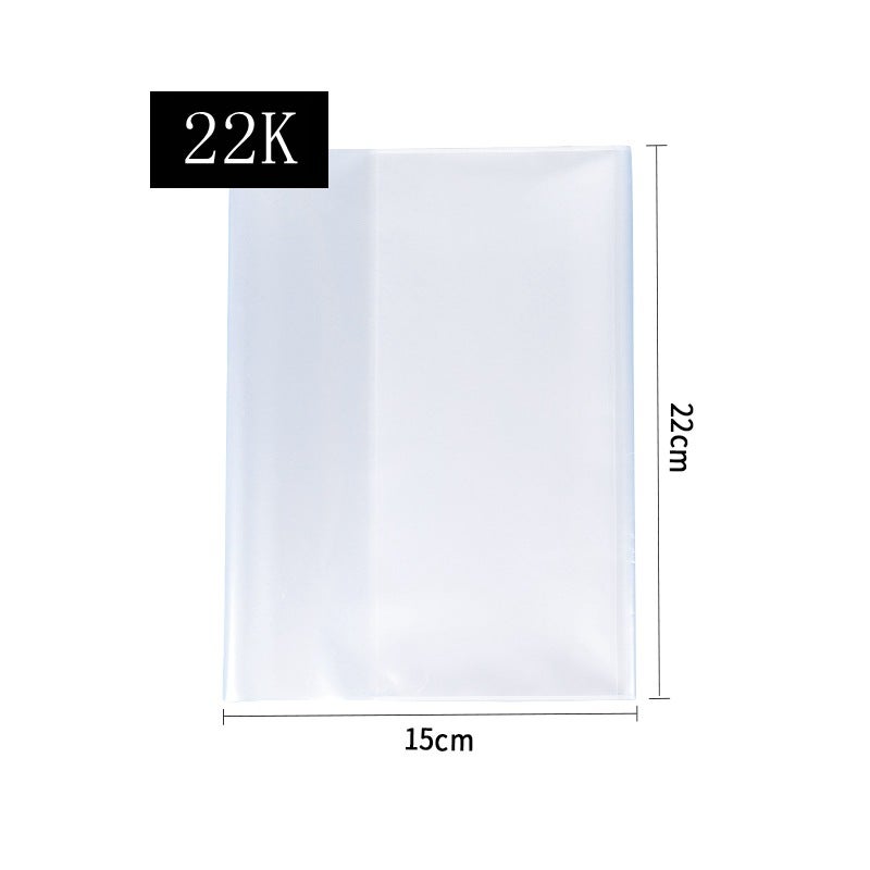 Transparent Book Cover Waterproof Plastic Environmentally Friendly Book Cover Primary And Secondary School Students Pp Bag Book Film Protective Cover - Image 1