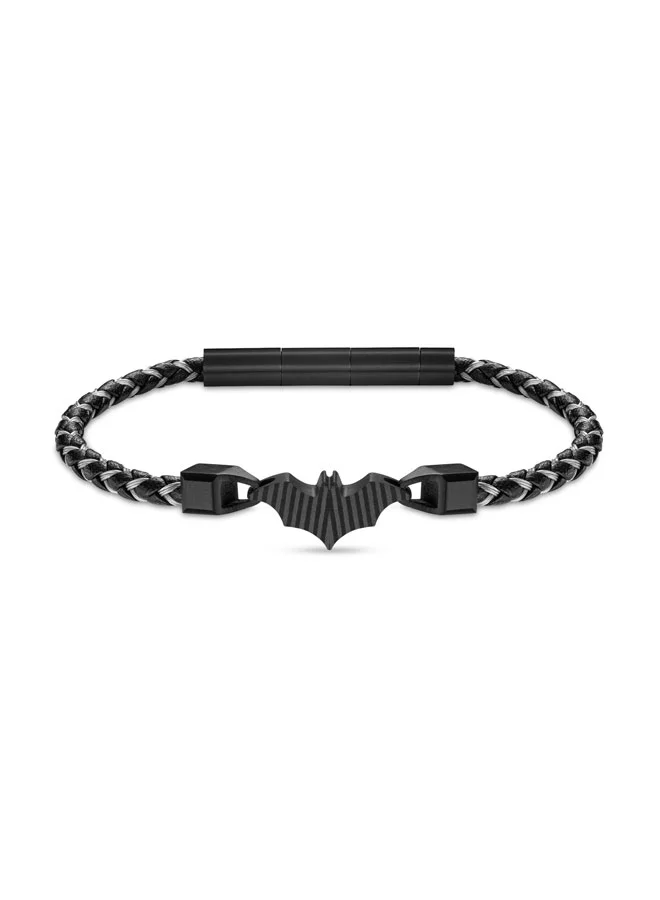 POLICE Batarang 2.0 Limited Edition Braided Leather Bracelet for Men