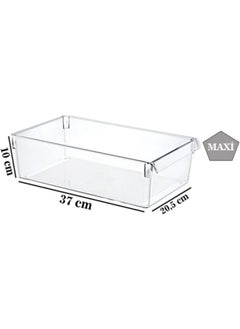 Boz House Covered Maxi Tall Clear Refrigerator & Cabinet Organizer 3 Pieces  - Image 3