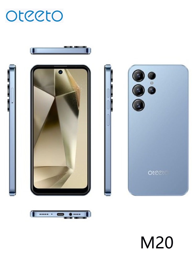أوتيتو هاتف ذكي أندرويد M20 4GB RAM + 128GB ROM شاشة 6.56 بوصة إنسيل بطارية 5000mAh - أزرق - Image 2