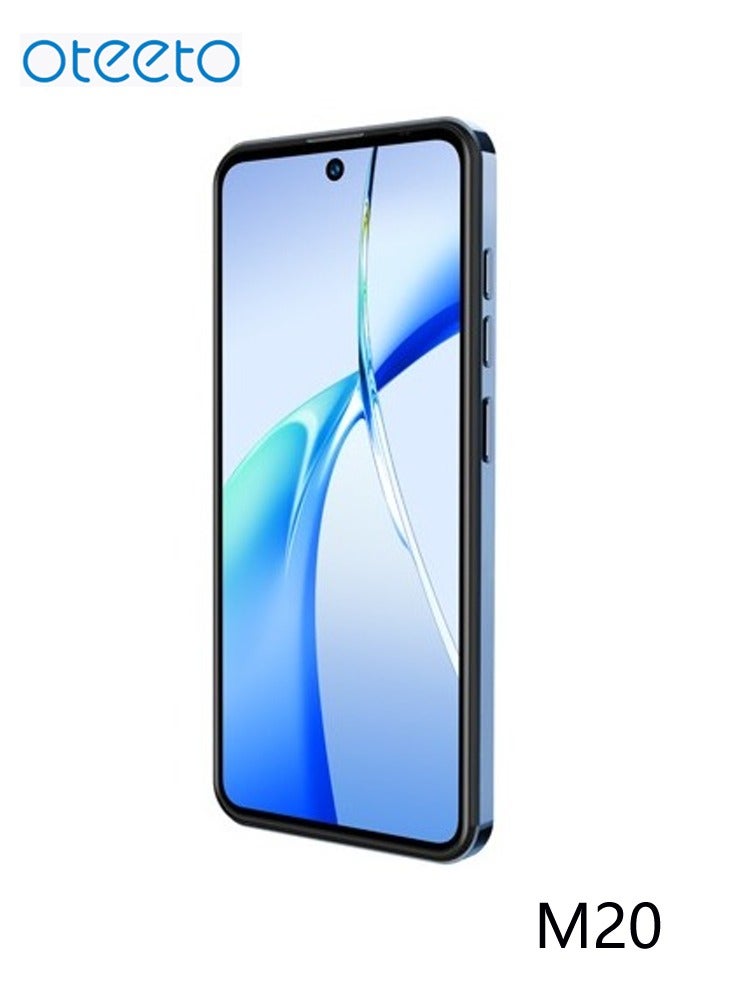 أوتيتو هاتف ذكي أندرويد M20 4GB RAM + 128GB ROM شاشة 6.56 بوصة إنسيل بطارية 5000mAh - أزرق - Image 4
