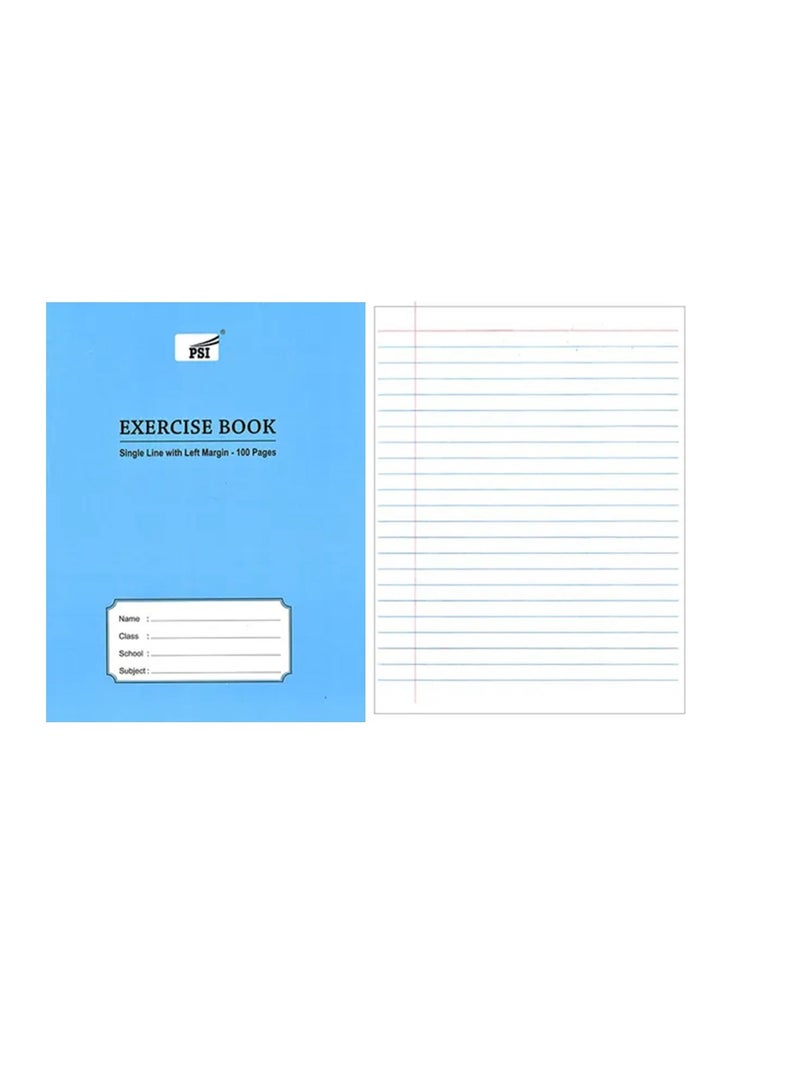 Psi 3-Piece Single Line Exercise Notebook 100 Pages - Image 2