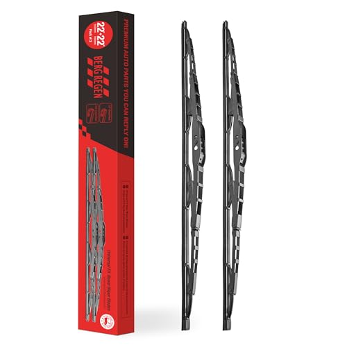 BERG REGEN 22 inch-2 Pack Windshield Wiper Blades Replacement for Dodge Ram 1500/2500/3500/4500 2018 2017 2016 2015 2014 2013 2012 2011 2010 2009-OEM Factory Quality Wiper Blades - Image 1