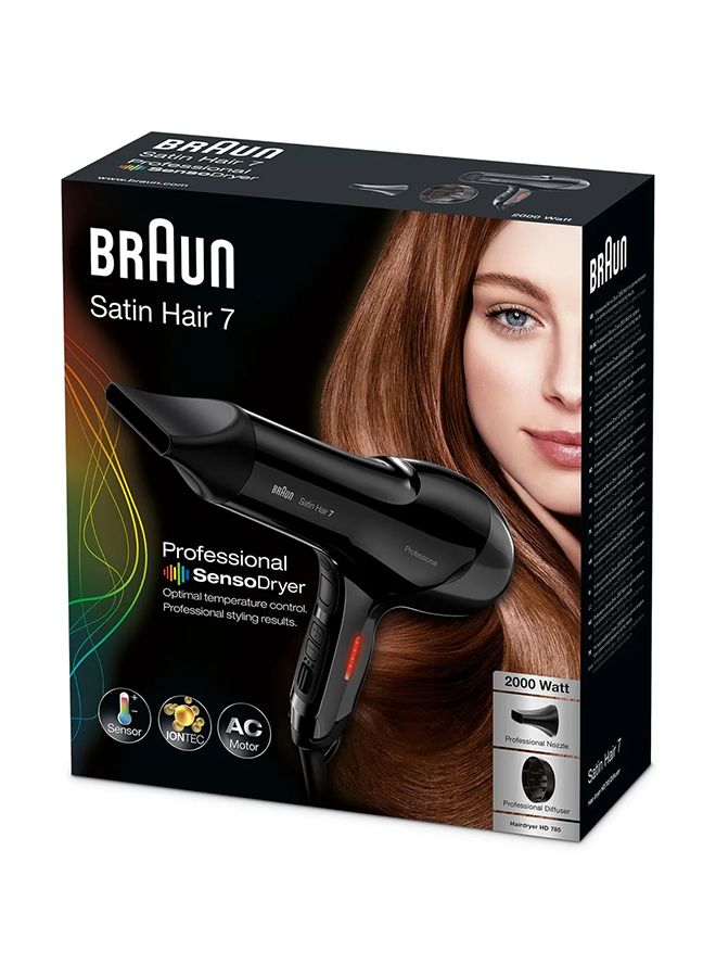 BRAUN Professional Hair Dryer Black - Image 4