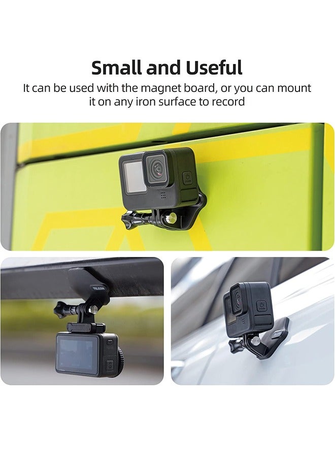 TELESIN TELESIN 360 Magnetic Mount Chest Mount with Neck Strap Necklace Lanyard Body Accessories for GoPro Max Hero 11 10 9 8 7 Insta360 X3 GO3 DJI Action 3 4  - Image 3