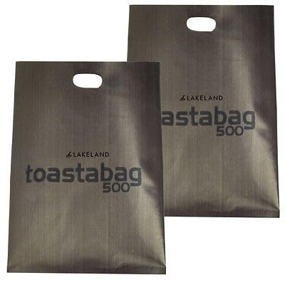 Lakeland Reusable Toastabags  Makes Toasted Sandwiches in a Toaster Pack of 2