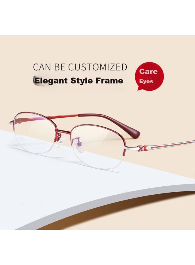 Gogosoon Anti-blue Light Radiation Reading Gl For Women, High-end Genuine High Definition Fashion Reading Gl For Middle-aged And Elderly People - Image 1