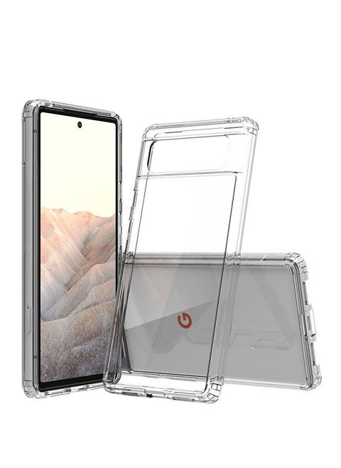 Case for Google Pixel 6 Crystal Clear Hard PC TPU Bumper Shockproof Protective Cover