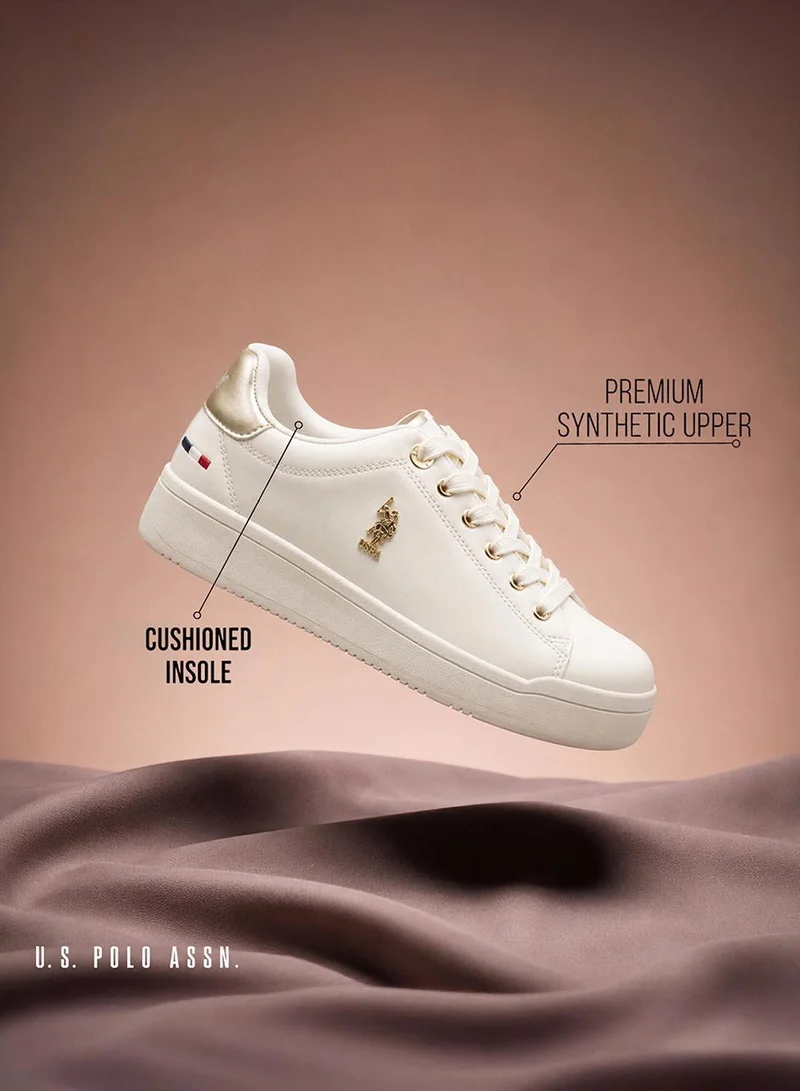U.S. Polo Assn. 6M PELO GLB 6FX WOMEN OD_BEIGE Pelo Women's Casual Shoes - White for Women | Best Price UAE