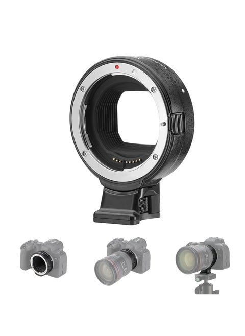 EF to EOS R Mount Adapter, EF/EF-S Lens to RF Mount Camera Autofocus Converter Ring Compatible with Canon EOS R Ra RP R6 Mark II R6 R5 R3 R7 R10 R8 R50