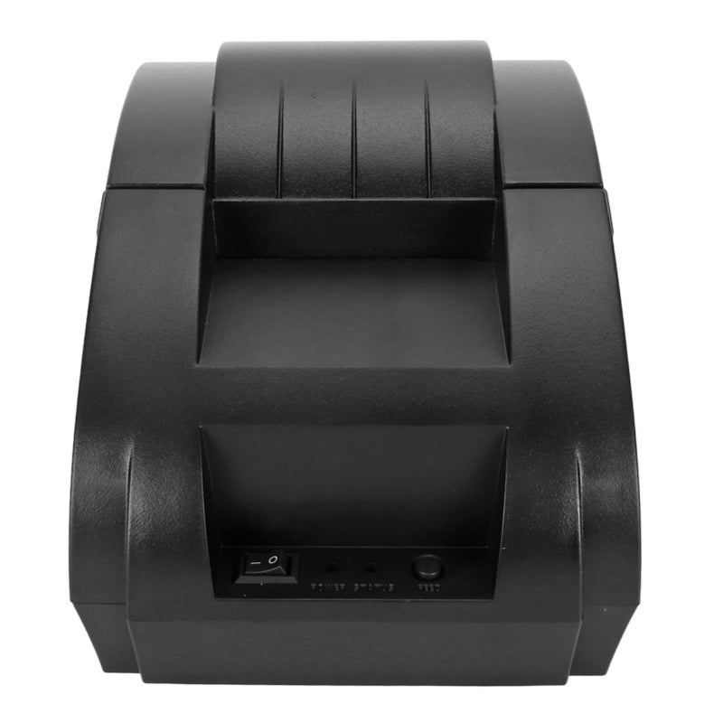 طابعة حرارية مع واجهة USB، طابعة ملصقات شحن، مزودة بذاكرة تخزين بيانات مدمجة، عرض 58 مم، متوافقة مع بروتوكول ESC/POS، للاستخدام التجاري، تدعم USB وBT 4.0، بقابس أمريكي، تعمل بجهد 110-240 فولت. - Image 3