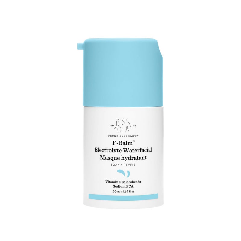 Drunk Elephant F-Balm Electrolyte Waterfacial - 50 ml/1.69 fl oz - Deeply Hydrating Overnight Face Mask - Clean Clinical Skincare - Cruelty-Free - Free of Essential Oils, Silicones, and Fragrance - Image 1