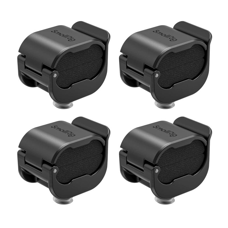 SMALLRIG SmallRig Camera Cable Clamp (4 pcs) for HDMI/SDI/Microphone Cable, DSLR Camera Cable Lock Mount Support 2-7mm Cable - 3685 - Image 1