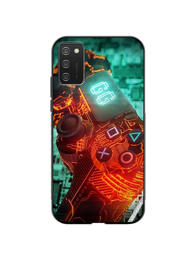 VR CREATIVE Protective Case Cover For Samsung Galaxy A03s Ps4 Controller Design Multicolour - Image 1