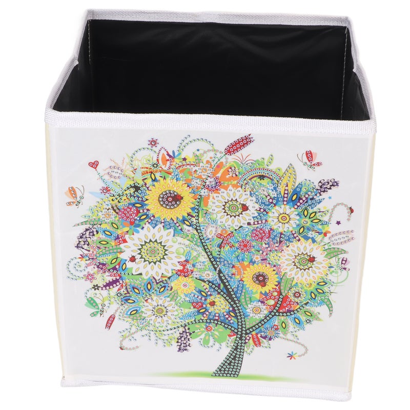 Folding Storage Box: Eco-Friendly Resin Rhinestone Painting Kit - Improve Hands-On Skills, DIY Rhinestone Painting Storage Cube for Kids, Home Organization & Holiday Gifting - Image 3
