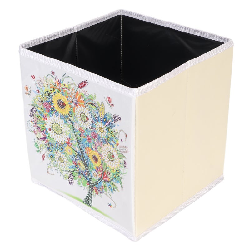 Folding Storage Box: Eco-Friendly Resin Rhinestone Painting Kit - Improve Hands-On Skills, DIY Rhinestone Painting Storage Cube for Kids, Home Organization & Holiday Gifting - Image 2