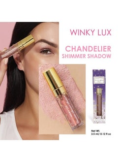 Winky Lux : Chandelier Shimmer Shadow : Glitter Eyeshadow : Cream Eyeshadow : Liquid Eyeshadow : Rose Gold : 12 fl oz Rolly  - Image 3