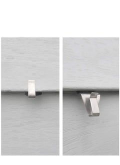 Y&D 10 Pack Vinyl Siding Hooks, Heavy Duty Stainless Steel Low Profile No-Hole Hanger Hooks  - Image 3
