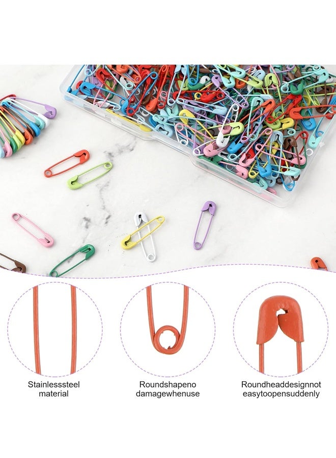 120PCS 19mm Mini Safety Pins Small Colors Safety Pins- Versatile Clothing Tag Pins for Repair, Crafting & Fashion Accessories - Image 4
