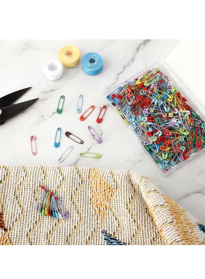 120PCS 19mm Mini Safety Pins Small Colors Safety Pins- Versatile Clothing Tag Pins for Repair, Crafting & Fashion Accessories - Image 3